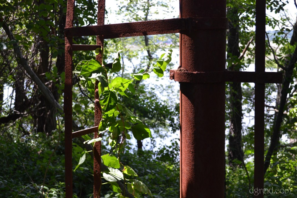 A ladder to match the rails.